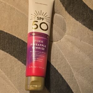 Bath & Body Works SPF 50 Sunscreen Lotion - White, Pink, Purple, Gold